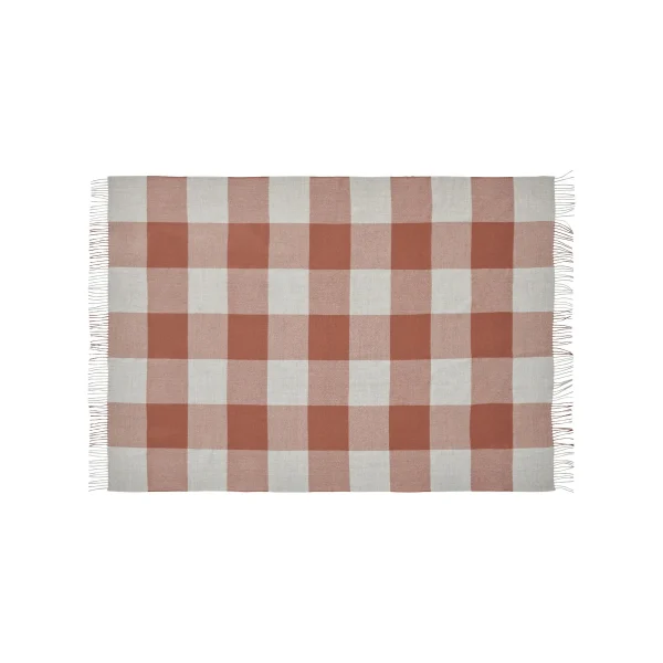 plaid baby alpaca caracas rosewood