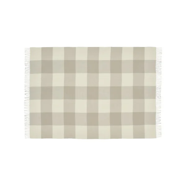 plaid baby alpaca santa fe limestone