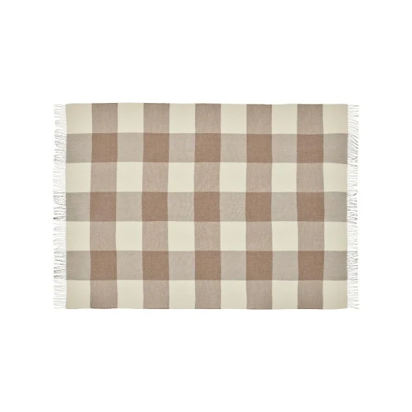 plaid baby alpaca santa fe walnut brown