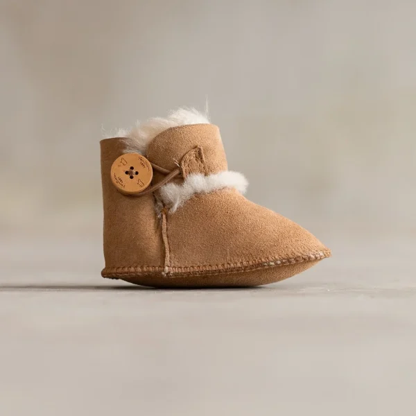 Babyslofjes van schapenvacht