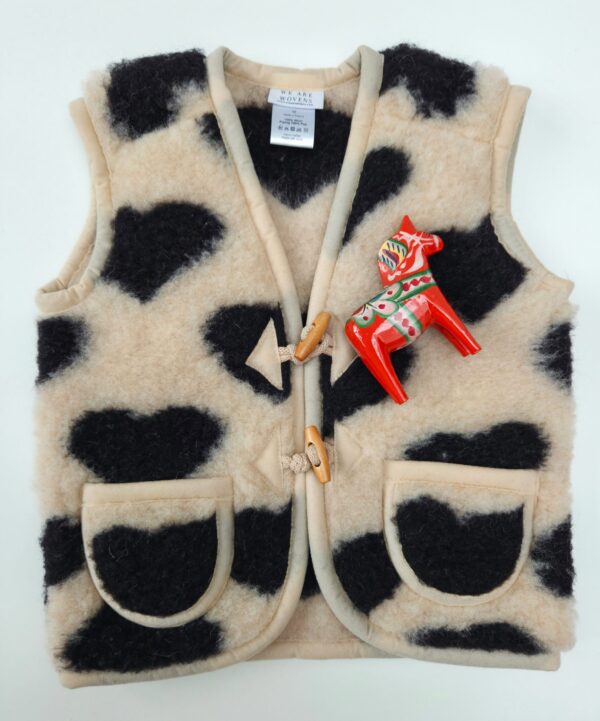 Wollen bodywarmer Hartjes