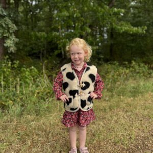Wollen bodywarmer Hartjes