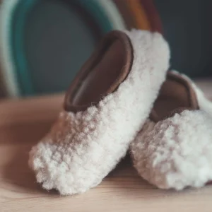 Wollen sloffen voor kinderen